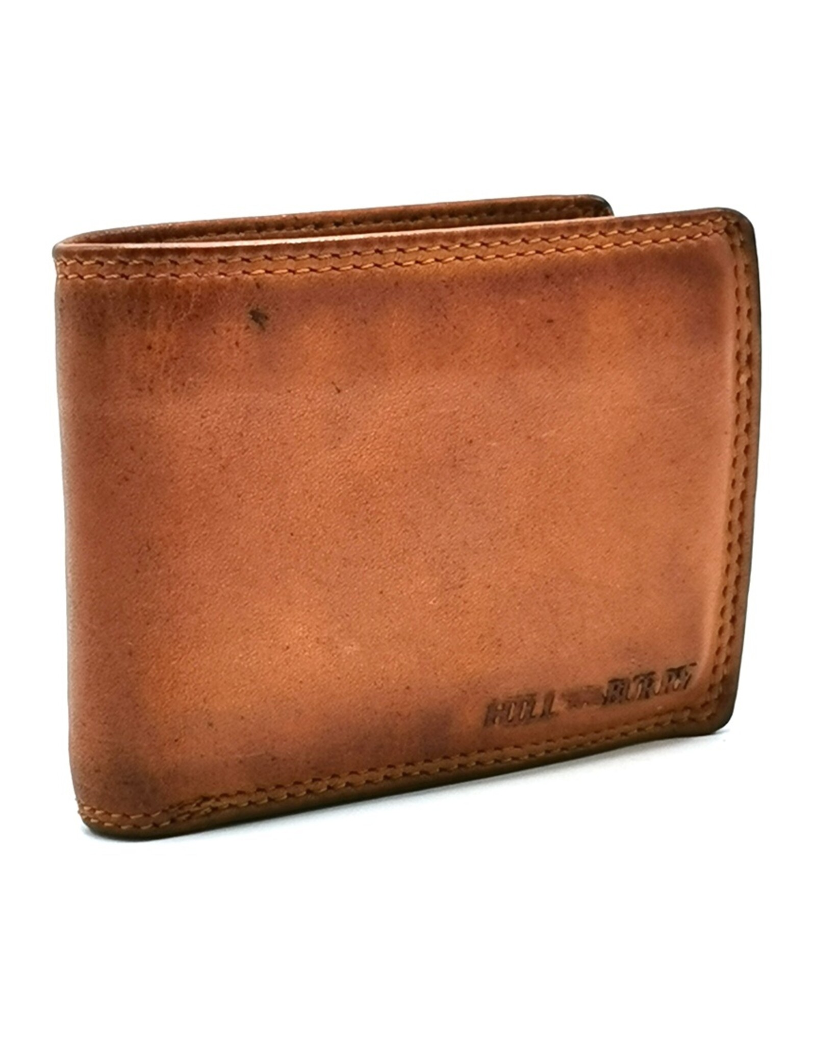 HillBurry Leather Wallets - Hillburry Bifold Wallet Washed Leather RFID