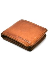 HillBurry Leather Wallets - Hillburry Bifold Wallet Washed Leather RFID