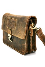 Hunters Leather Festival bags, waist bags and belt bags - Hunters Leather Shoulder Bag Vintage leather