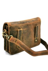 Hunters Leather Festival bags, waist bags and belt bags - Hunters Leather Shoulder Bag Vintage leather
