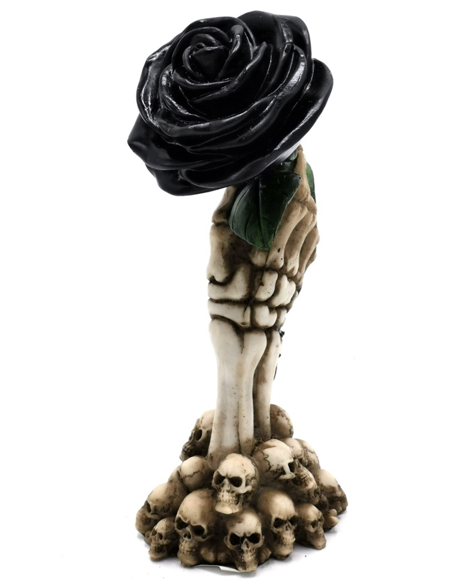 Puckator Giftware & Lifestyle - Skeleton Hand Holding Black Rose ornament