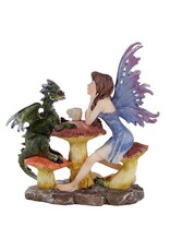 Puckator Giftware Beelden Collectables  - Woodland Spirit Fairy Draken Theekransje