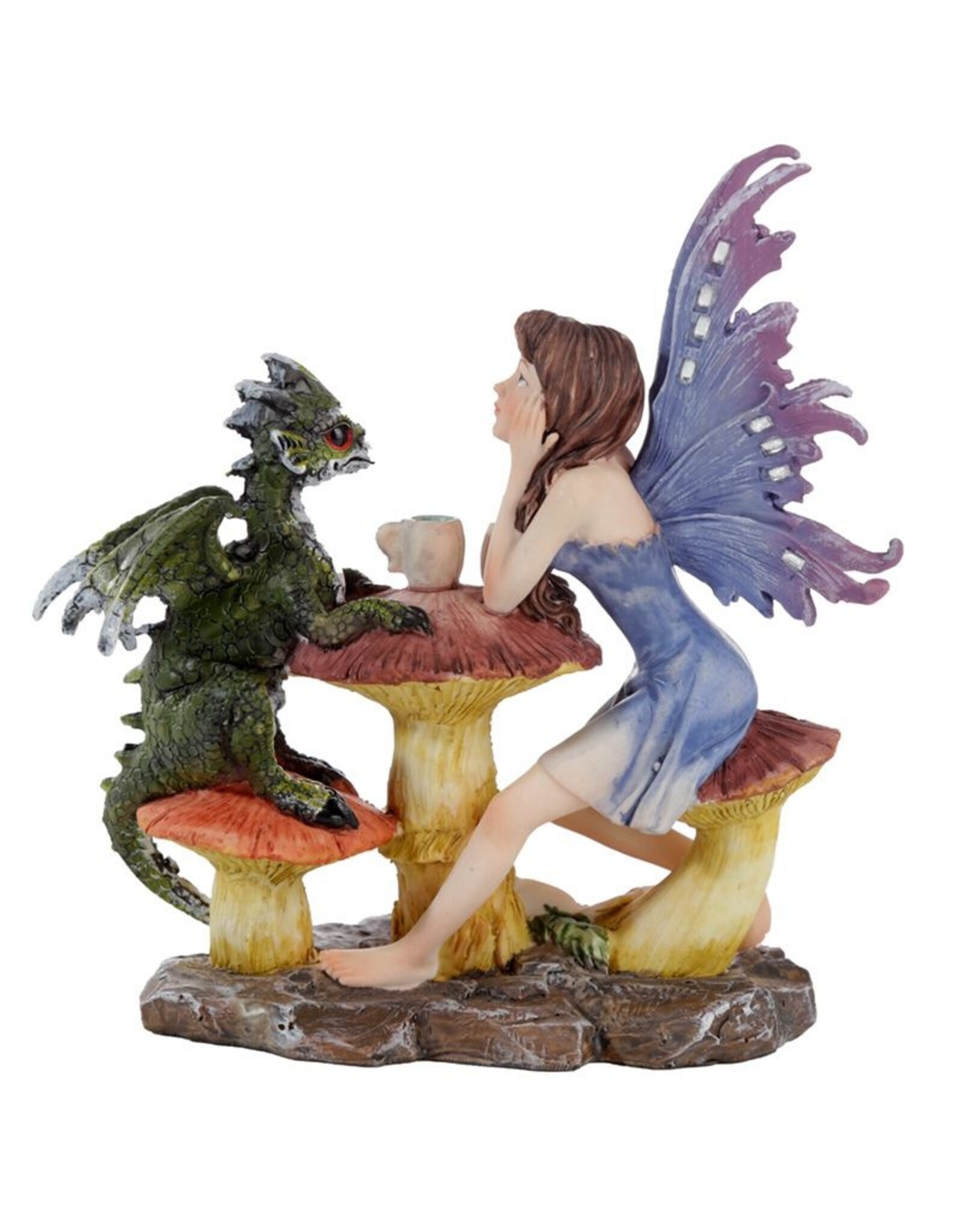 Puckator Giftware Beelden Collectables  - Woodland Spirit Fairy Draken Theekransje