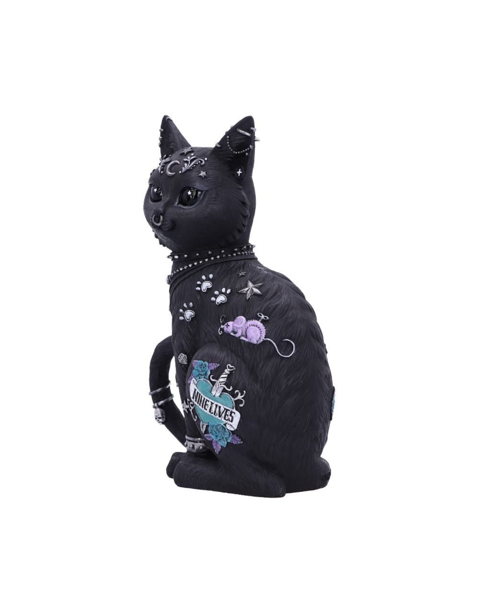 NemesisNow Giftware & Lifestyle - Nine Lives Cat figurine 22cm