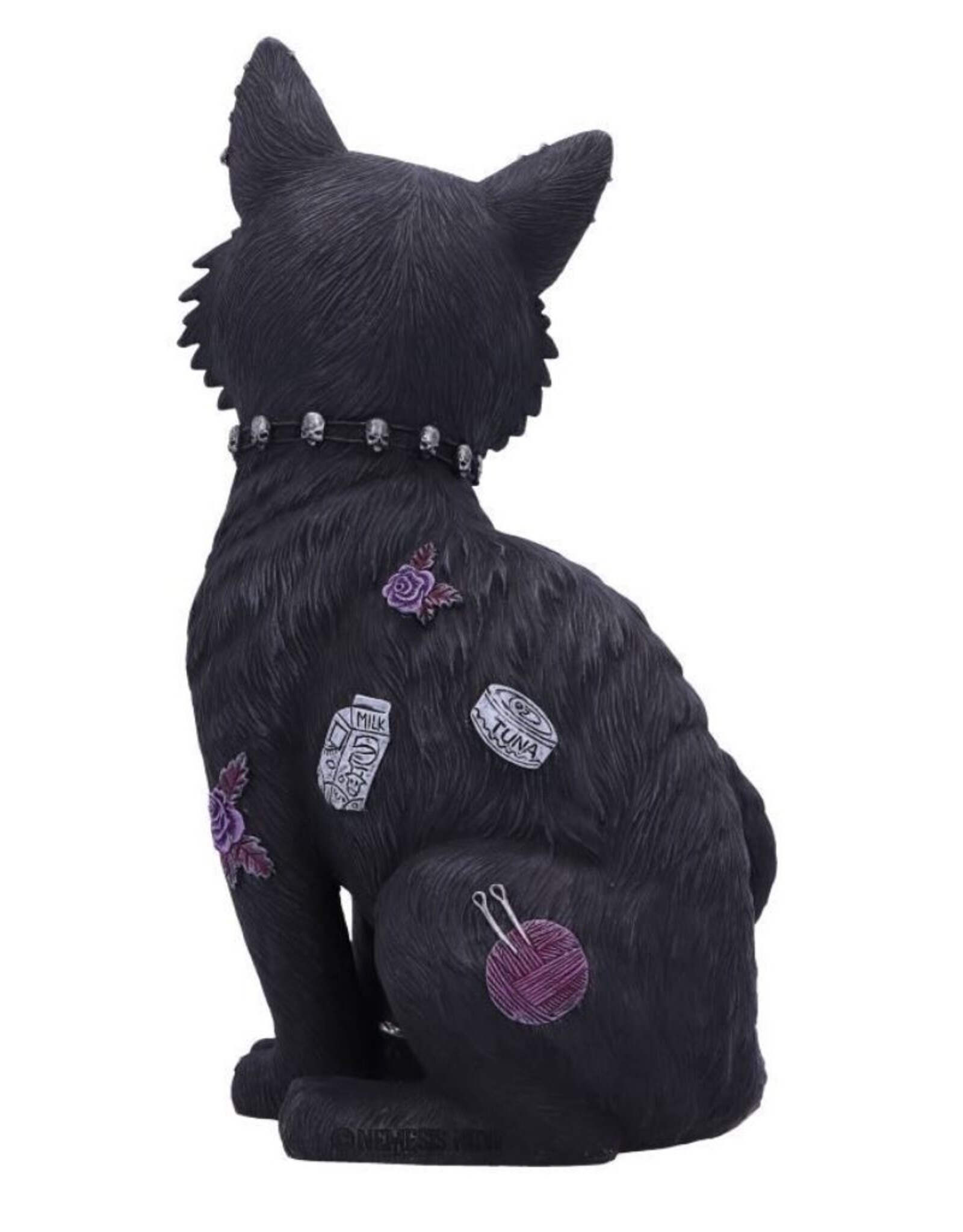 NemesisNow Giftware & Lifestyle - Bad to the Bone Kattenbeeldje 22cm