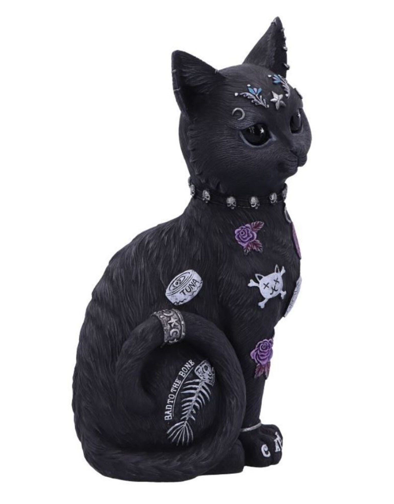 NemesisNow Giftware & Lifestyle - Bad to the bone Cat figurine 22cm