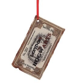 NemesisNow Harry Potter Hogwarts Express Ticket Hanging Ornament