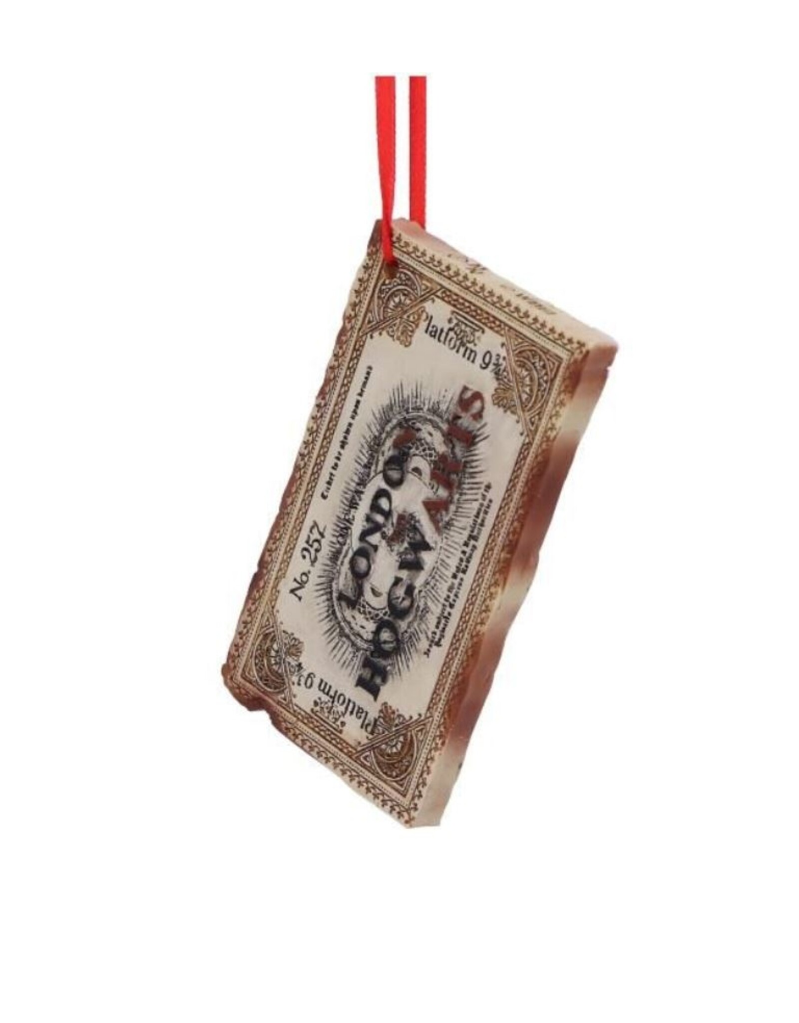 NemesisNow Giftware & Lifestyle - Harry Potter Zweinstein Express Ticket Hangend Ornament