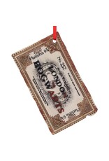 NemesisNow Giftware & Lifestyle - Harry Potter Zweinstein Express Ticket Hangend Ornament