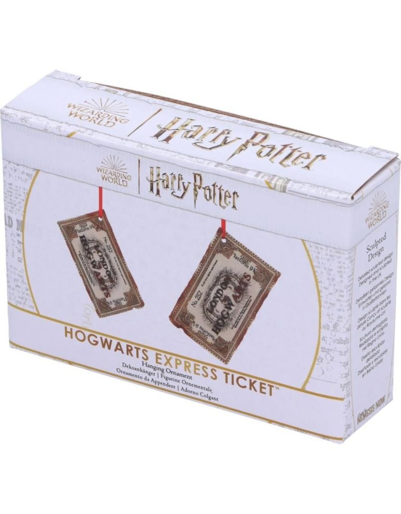 NemesisNow Giftware & Lifestyle - Harry Potter Hogwarts Express Ticket Hanging Ornament