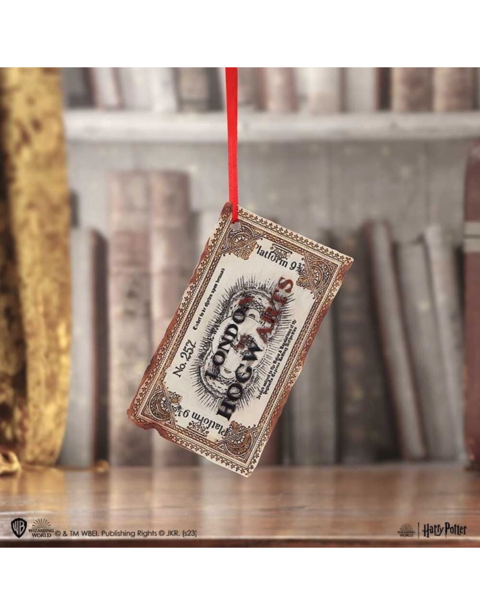NemesisNow Giftware & Lifestyle - Harry Potter Zweinstein Express Ticket Hangend Ornament