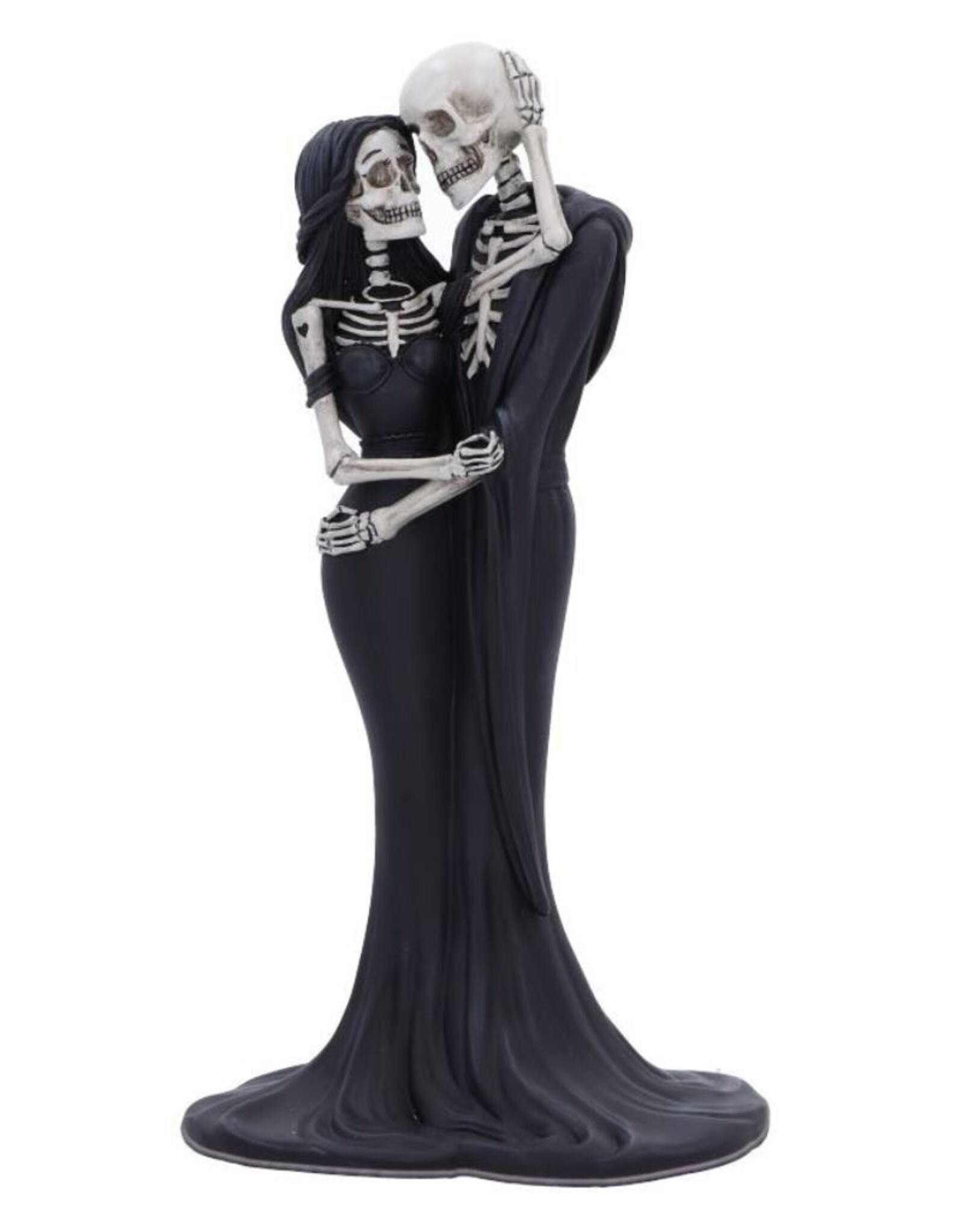 NemesisNow Giftware & Lifestyle - Eternal Embrace Gothic Skeletten Beeldje 24cm