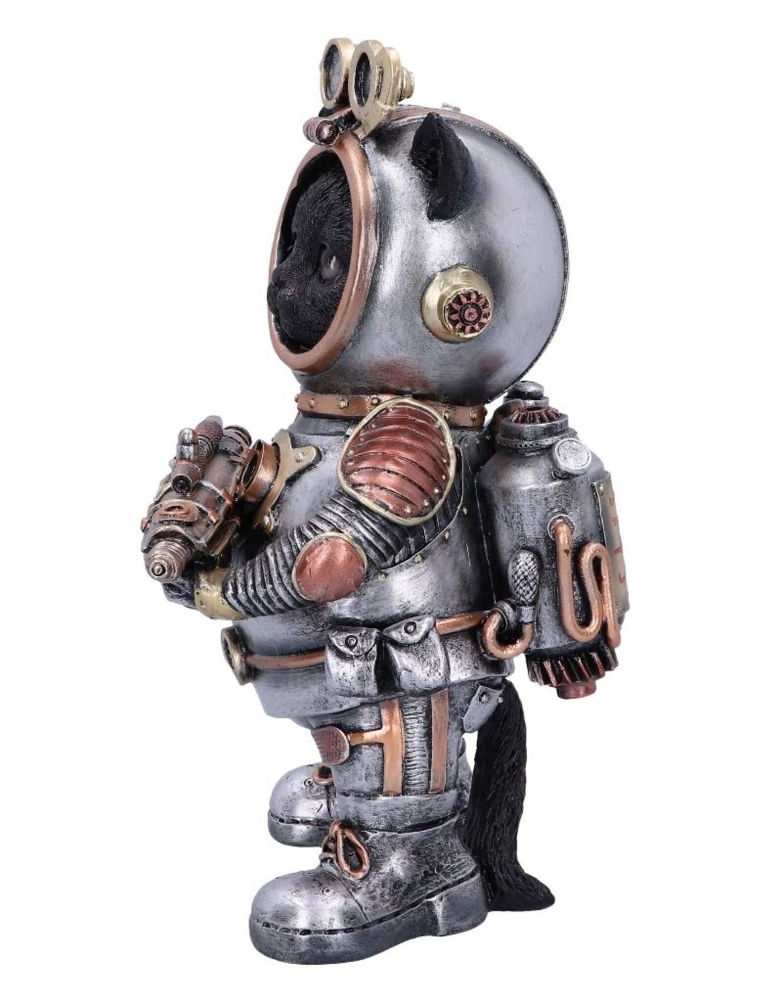 NemesisNow Giftware & Lifestyle - Cat-tack Space Steampunk Figurine