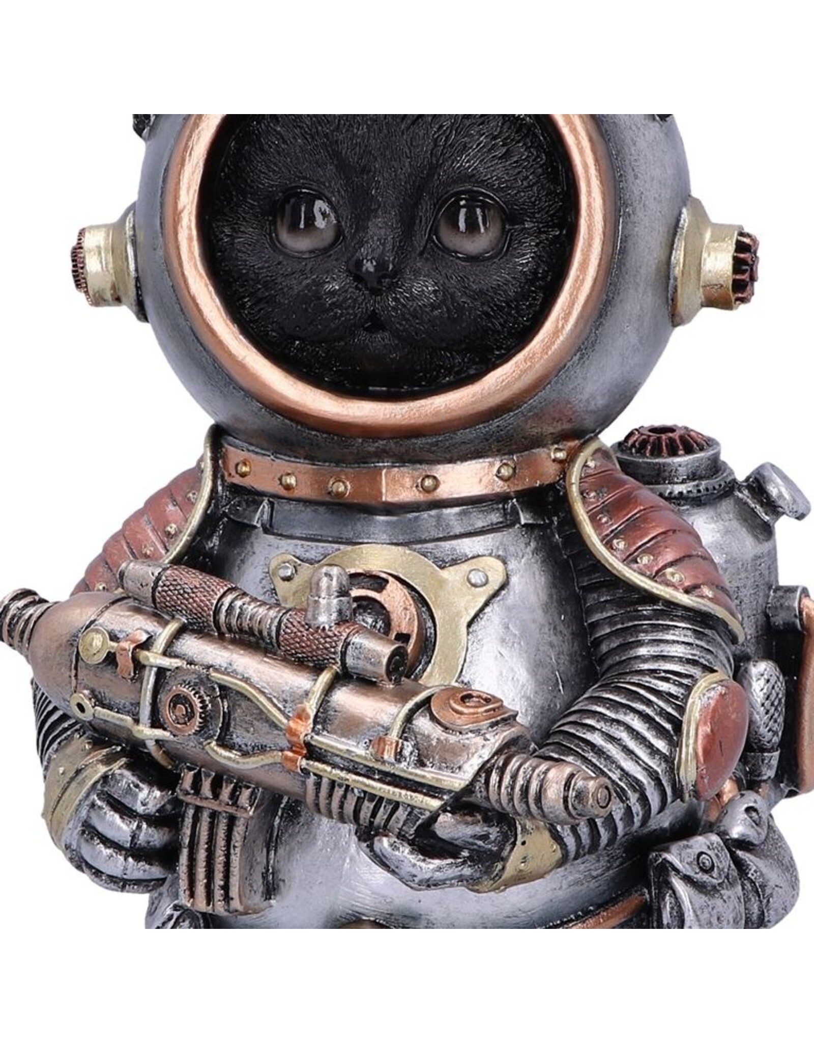 NemesisNow Giftware & Lifestyle - Cat-tack Space Steampunk Kattenbeeldje