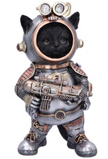 NemesisNow Giftware & Lifestyle - Cat-tack Space Steampunk Kattenbeeldje