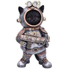 NemesisNow Cat-tack Space Steampunk Figurine 23cm