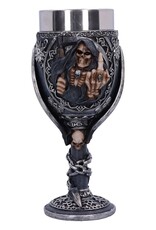 NemesisNow Drinkware - Curse Goblet Skelet met Middelvinger kelk