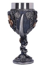 NemesisNow Drinkware - Curse Goblet Skelet met Middelvinger kelk