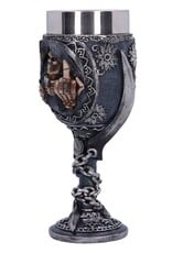 NemesisNow Drinkware - Curse Goblet Skelet met Middelvinger kelk