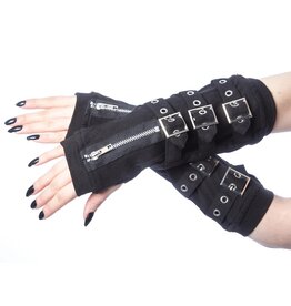 Poizen Industries Poizen Industries Arm warmers with buckles and zipper