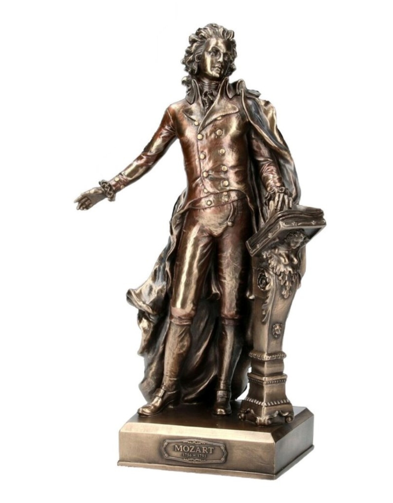 Veronese Design Giftware & Lifestyle - Mozart Bronzed Statue Veronese Design 32cm