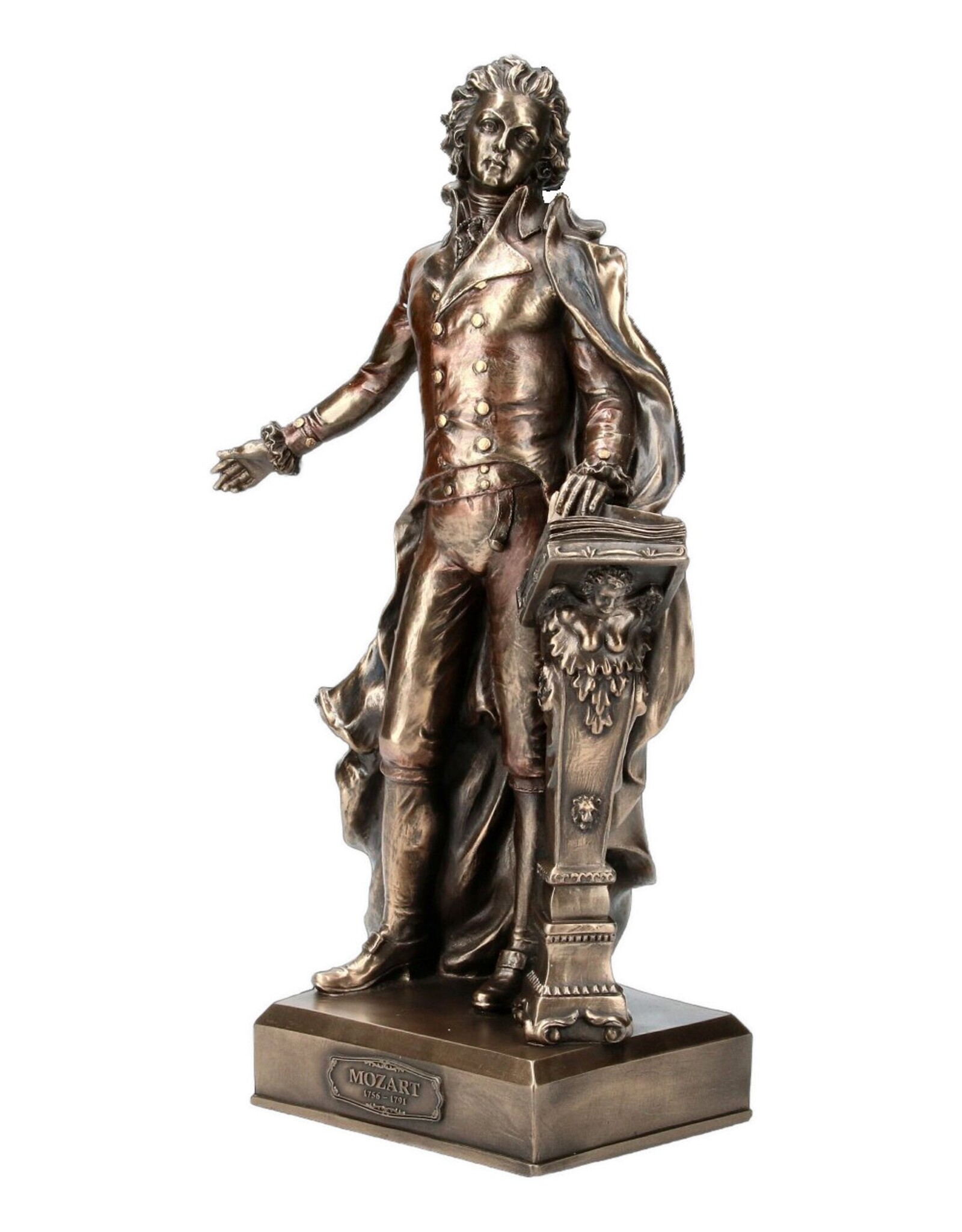 Veronese Design Giftware & Lifestyle - Mozart Bronzed Statue Veronese Design 32cm