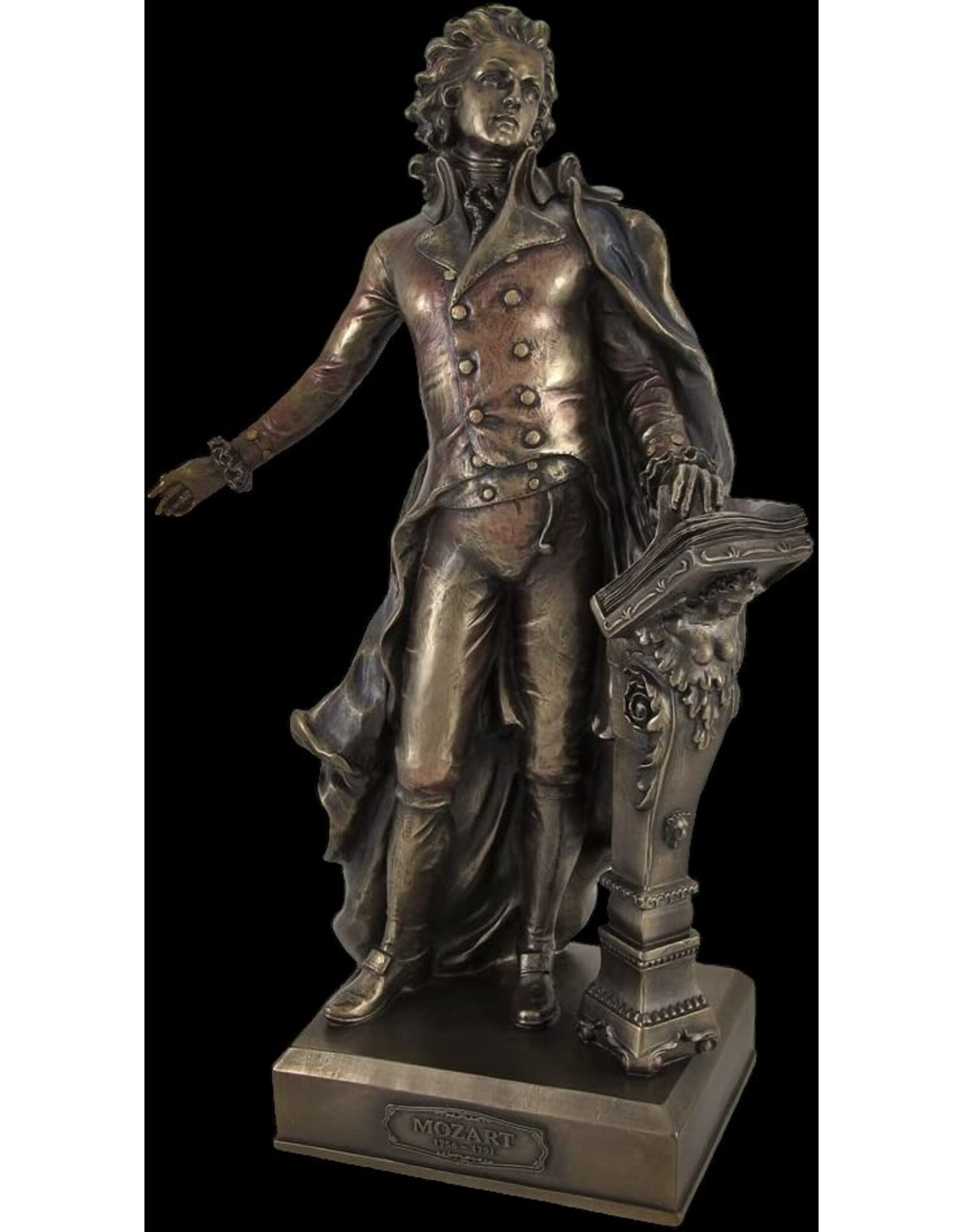 Veronese Design Giftware & Lifestyle - Mozart Bronzed Statue Veronese Design 32cm