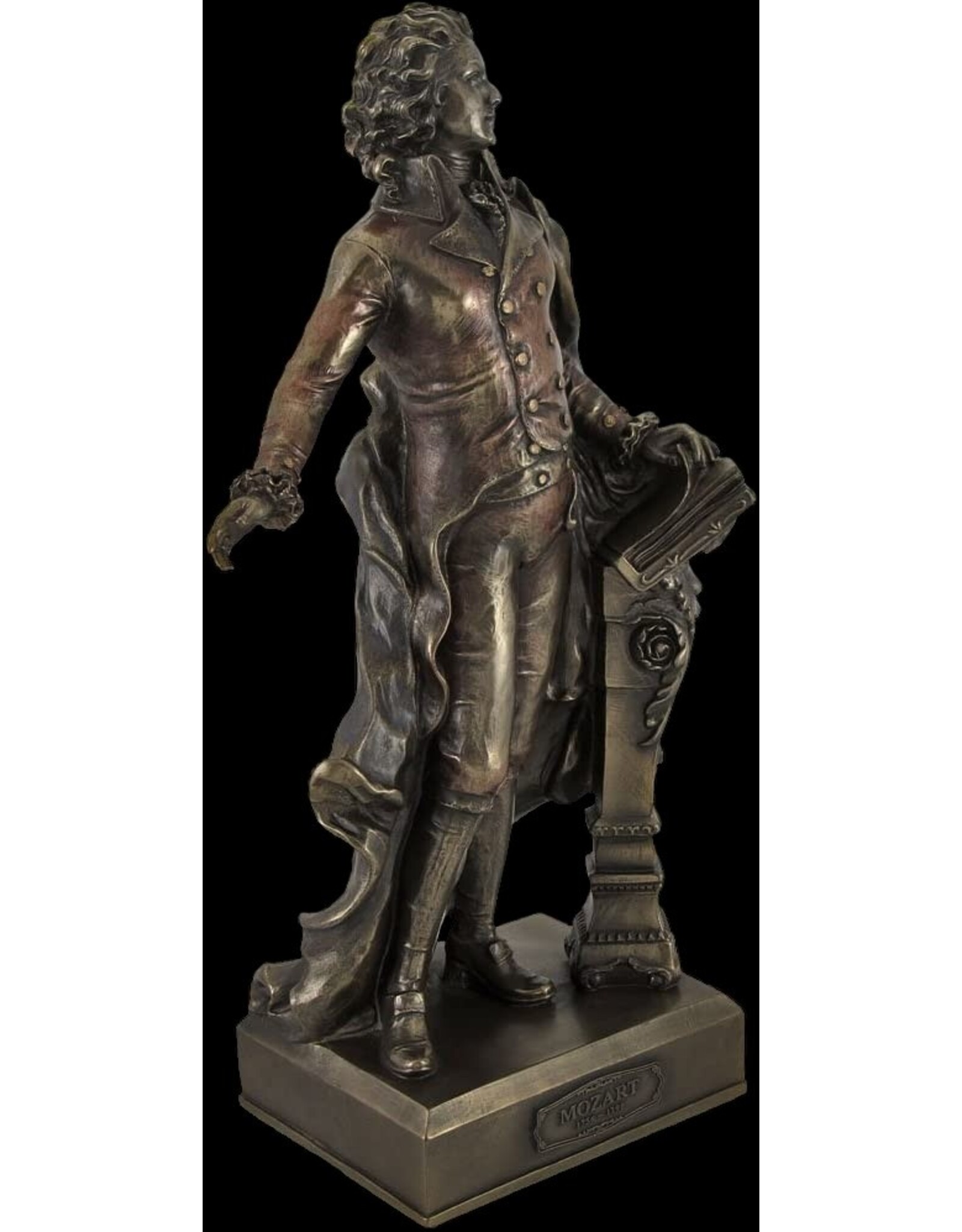 Veronese Design Giftware & Lifestyle - Mozart Bronzed Statue Veronese Design 32cm