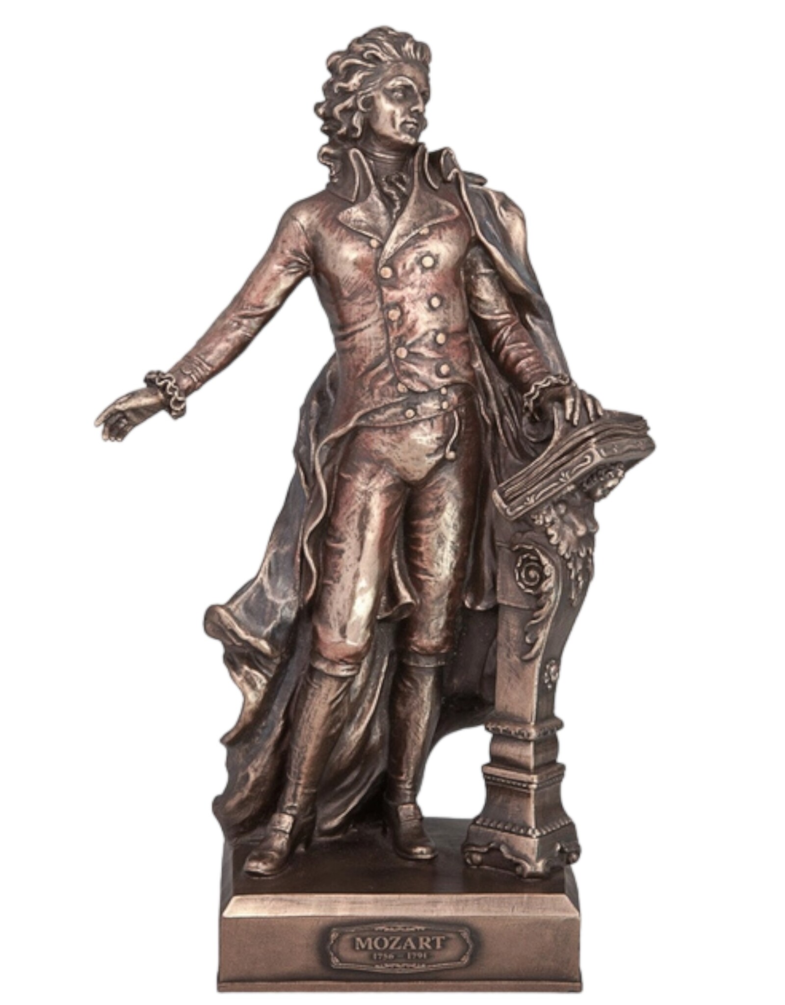 Veronese Design Giftware & Lifestyle - Mozart Bronzed Statue Veronese Design 32cm