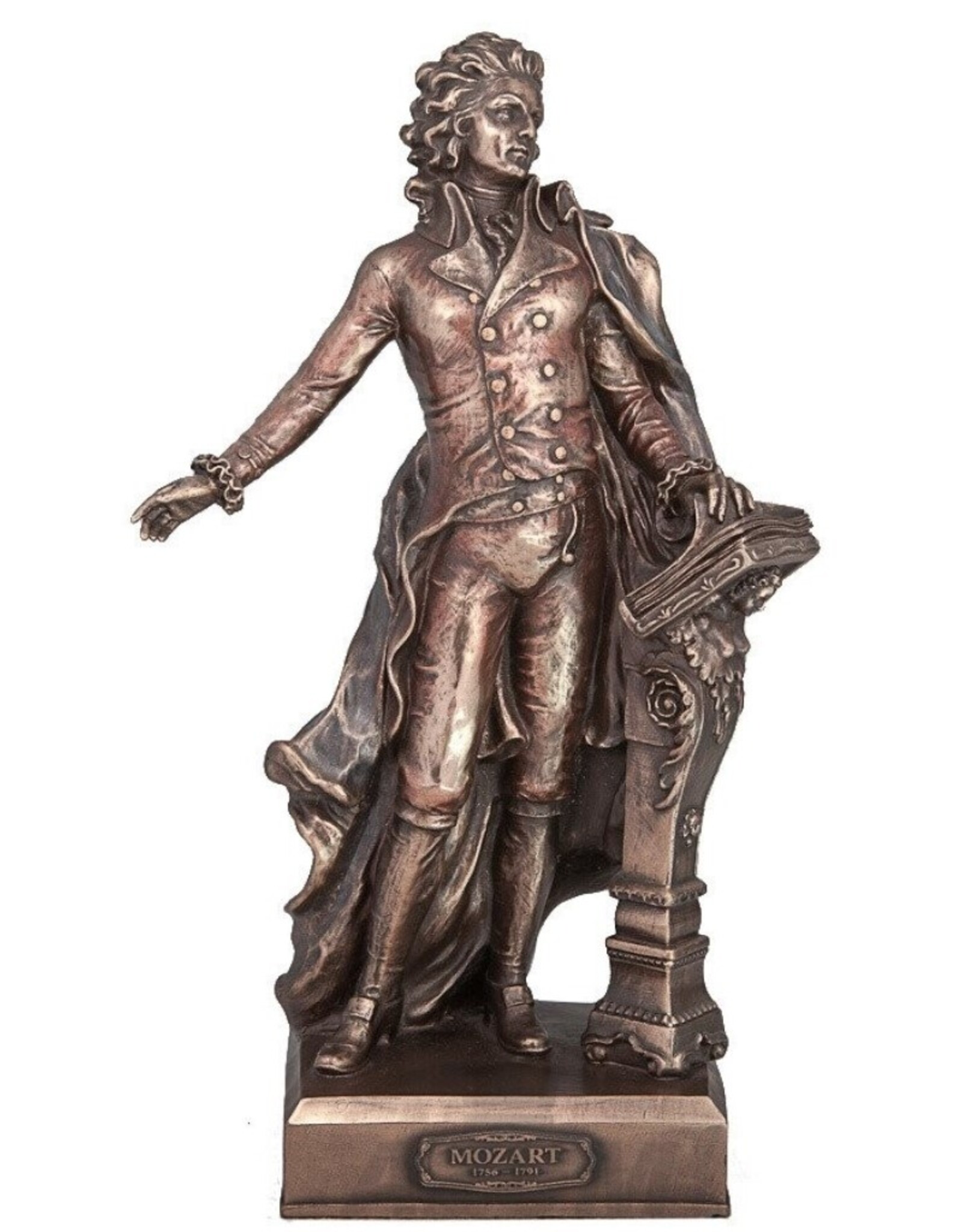 Veronese Design Giftware & Lifestyle - Mozart Bronzed Statue Veronese Design 32cm