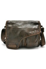 Trukado Leren schodertassen Leren crossbody tassen - Hillburry schoudertas holster omslag gewassen leer bruin