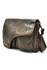 Trukado Leren schodertassen Leren crossbody tassen - Hillburry schoudertas holster omslag gewassen leer bruin