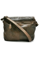 Trukado Leren schodertassen Leren crossbody tassen - Hillburry schoudertas holster omslag gewassen leer bruin