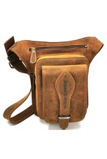 HillBurry Leren schodertassen Leren crossbody tassen - HillBurry Crossbody tas Hunter leder