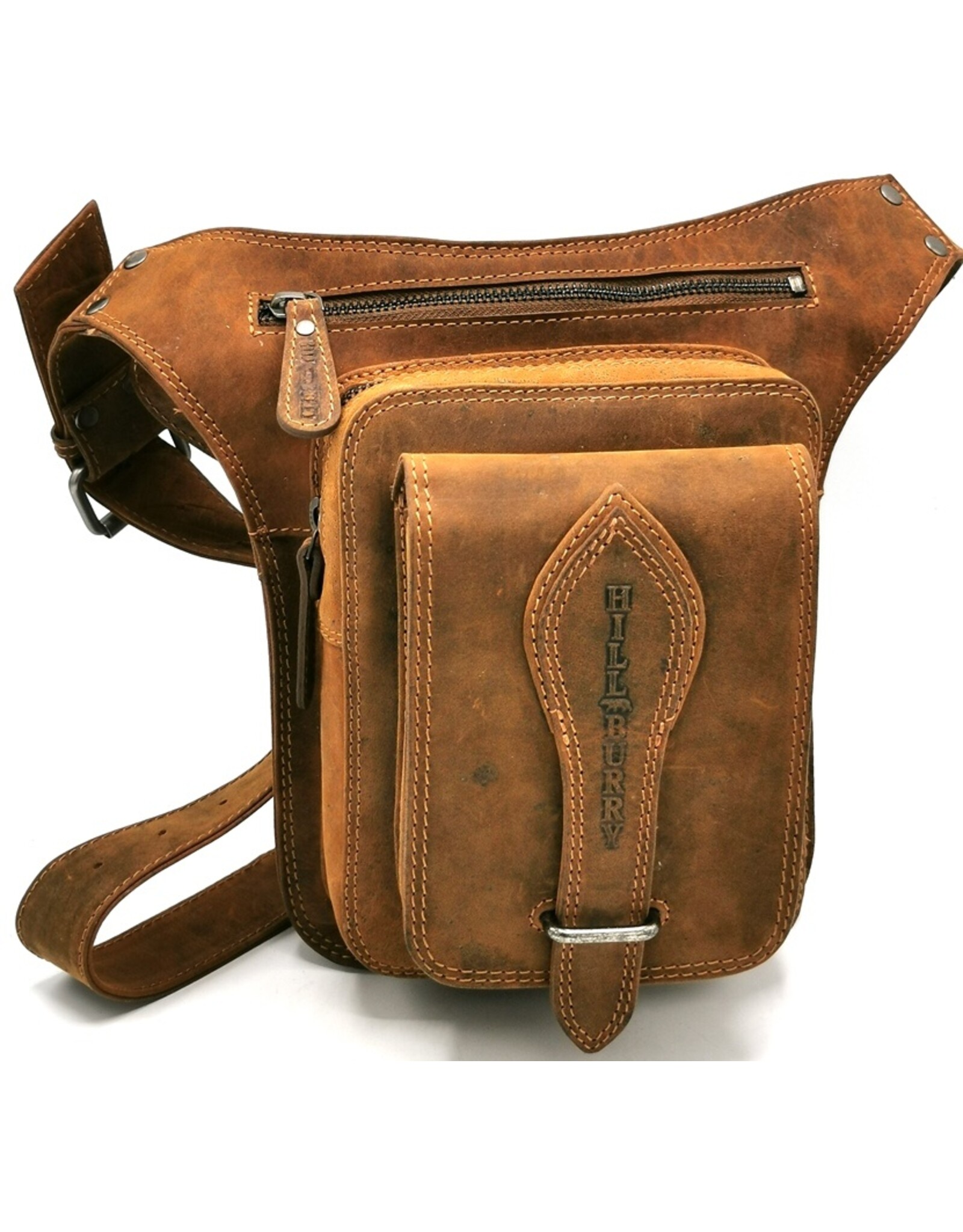 HillBurry Leather Shoulder bags  leather crossbody bags - HillBurry Crossbody bag Hunter leather