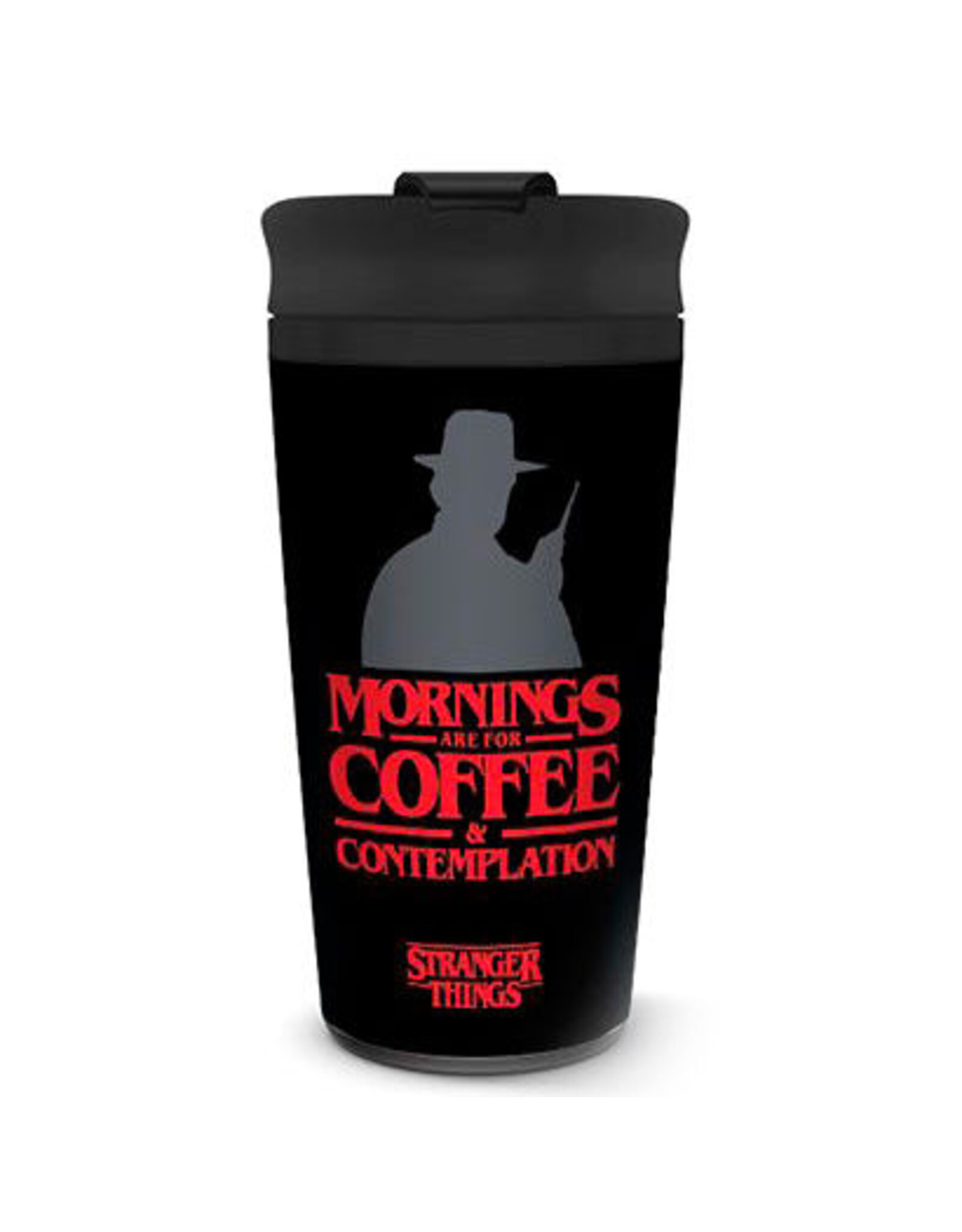 Pyramid Drinkware - Stranger Things Koffie en Contemplatie reisbeker
