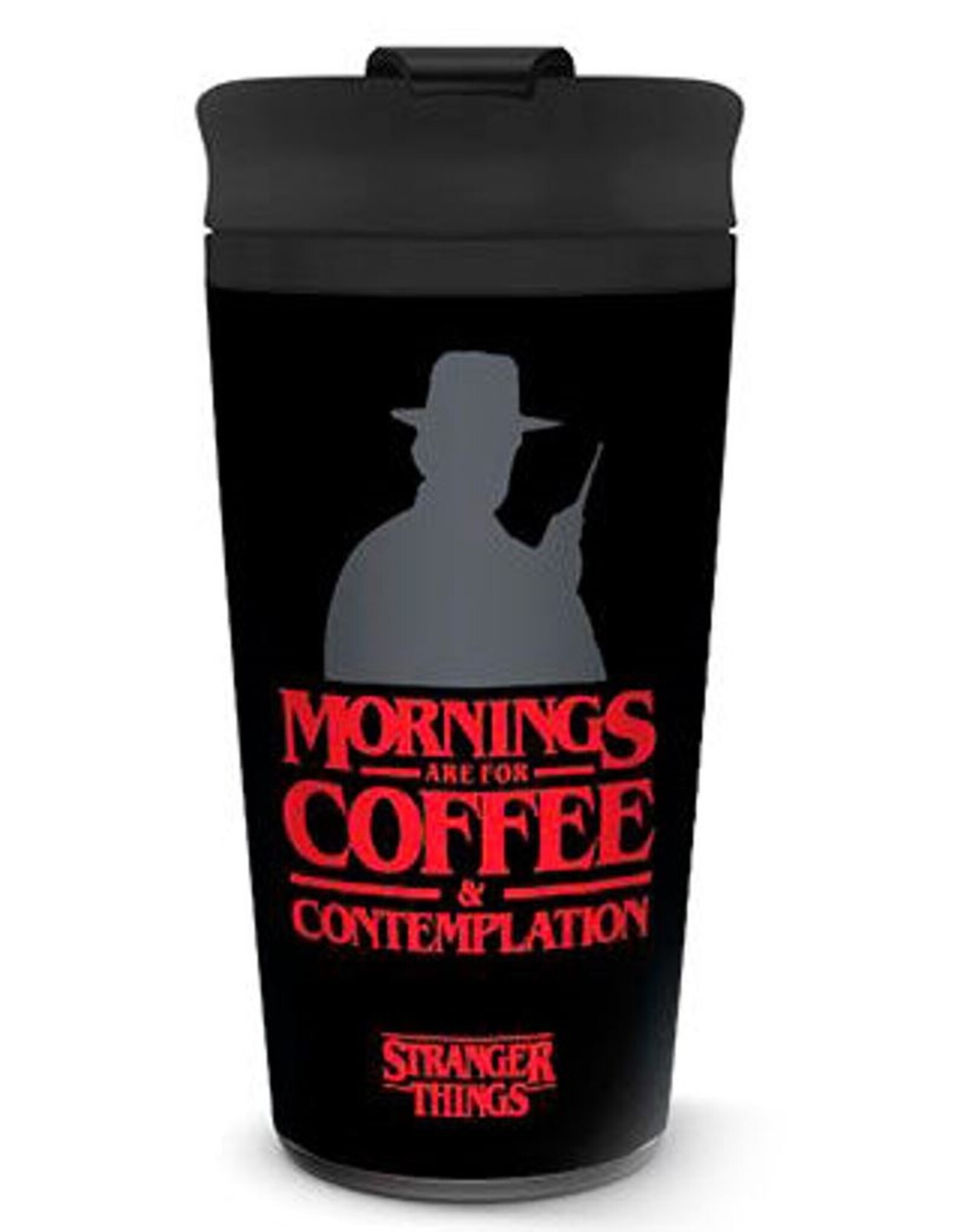 Pyramid Drinkware - Stranger Things Coffe and Contemplation travel mug