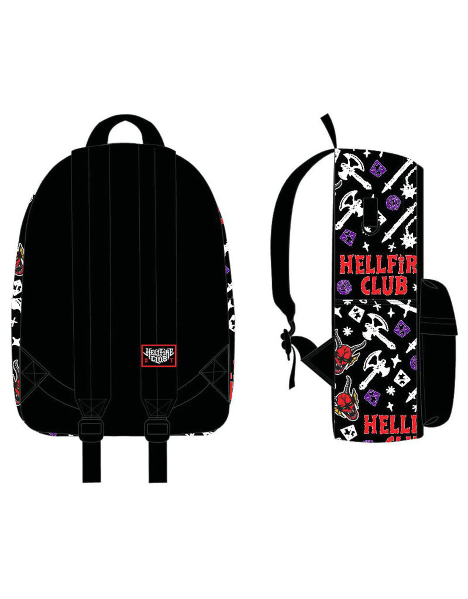 Difuzed Merchandise tassen  - Stranger Things Hellfire Club rugzak 46cm