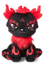 Killstar Killstar bags and accessories - Killstar Element Cats: FIRE Plush Toy