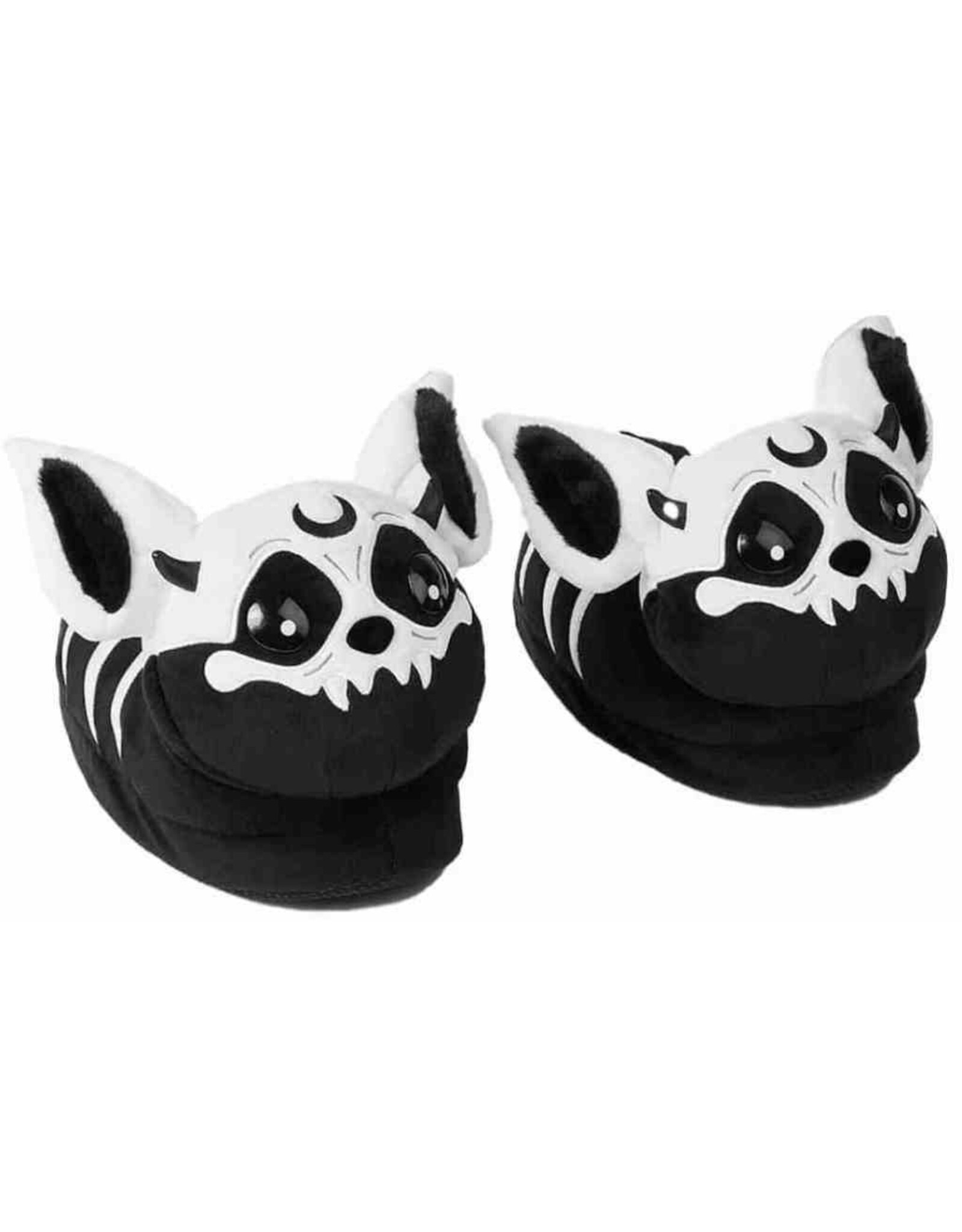 Killstar Killstar bags and accessories -  Killstar VAMPIR BATBONE slippers