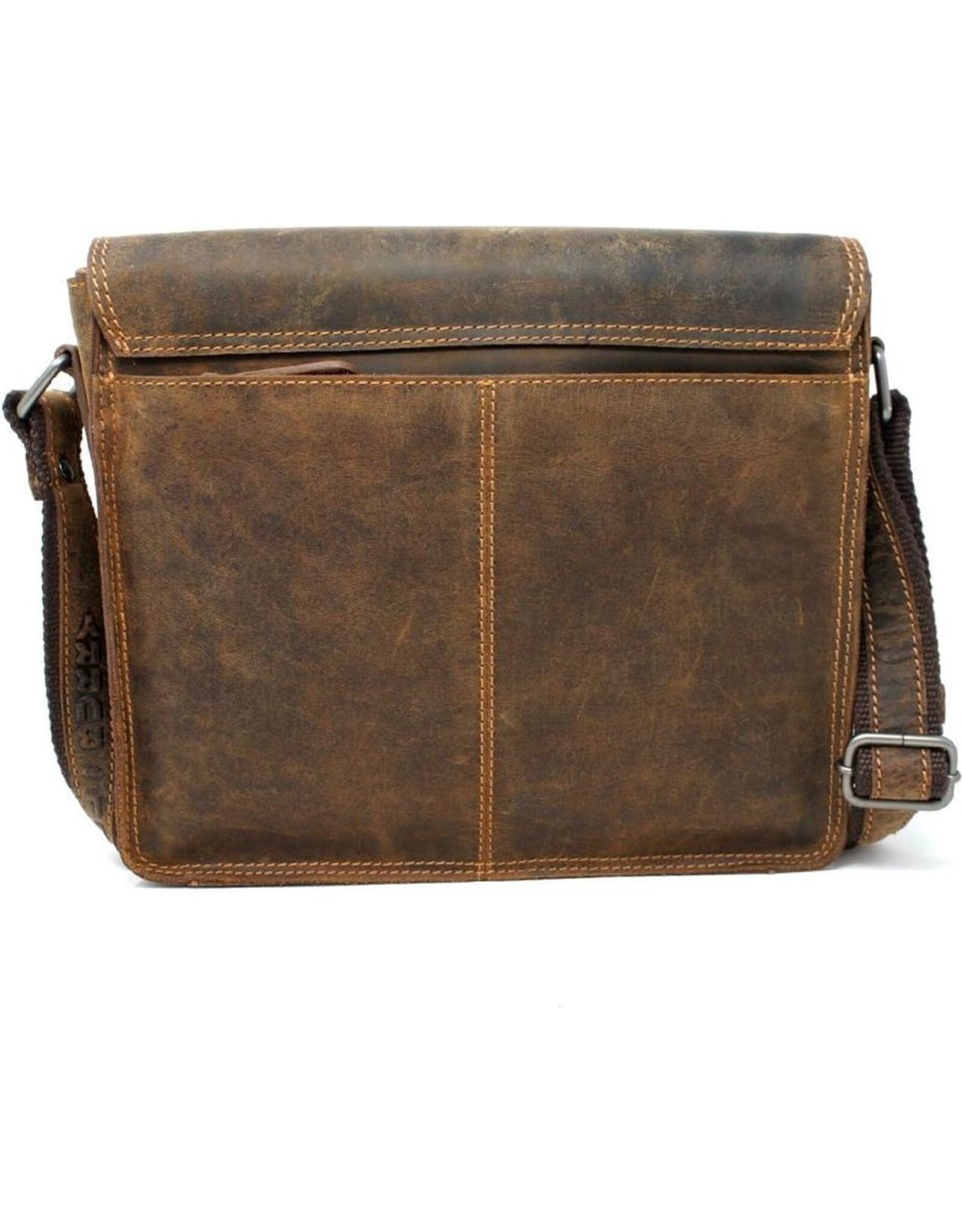HillBurry Leather laptop bags - HillBurry Leather school bag vintage look (large)