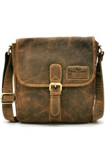 Hunters Leather Shoulder bags - Hunters Leather Shoulder bag with buckle