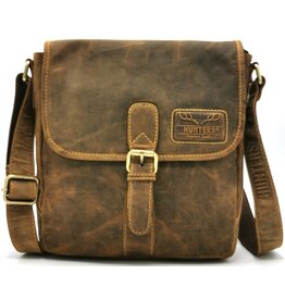 Hunters Hunters Leather Shoulder bag with buckle