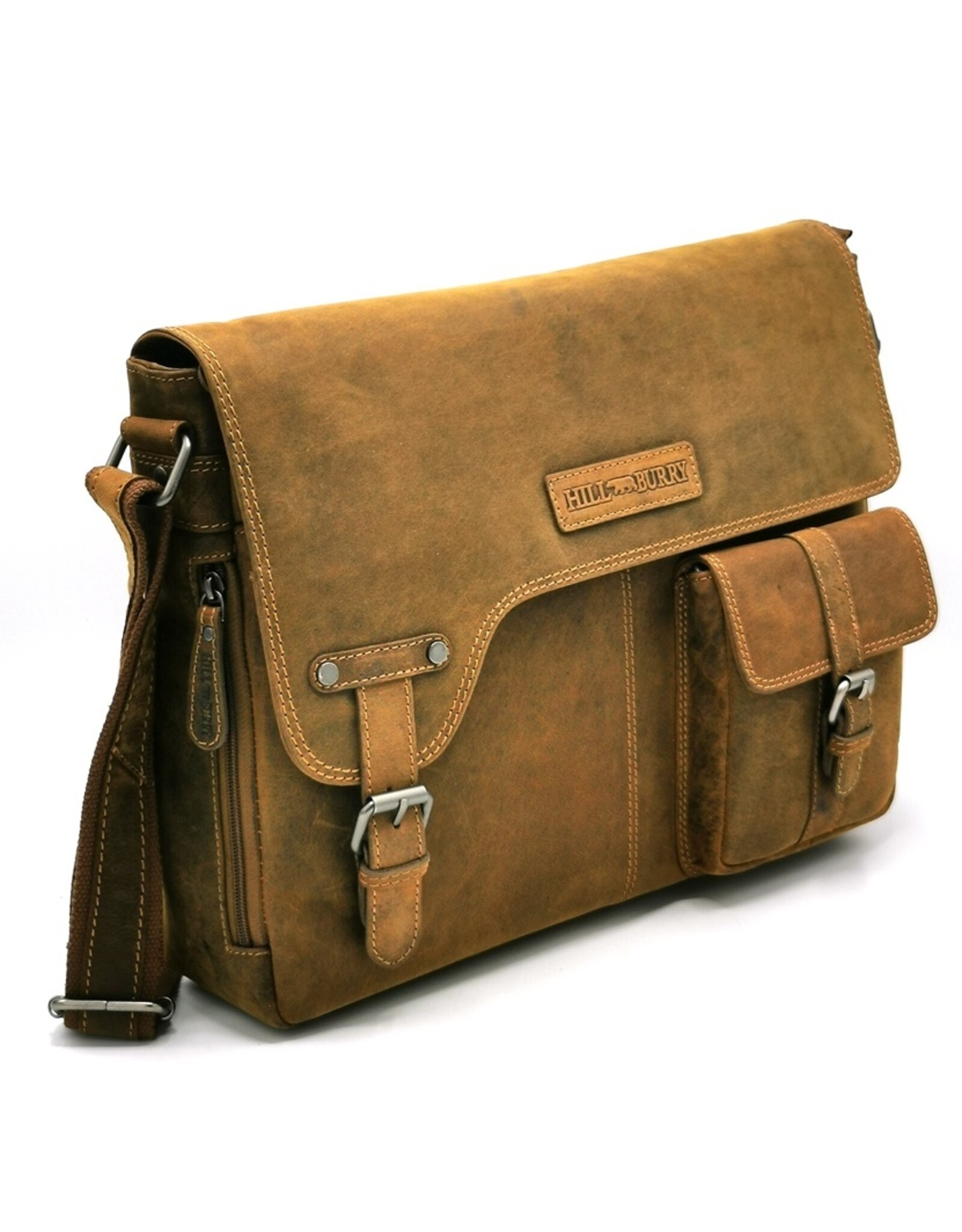 HillBurry Leather workbags en Leather laptop bags - HillBurry laptop bag - work bag Large