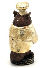Clayre & Eef Giftware & Lifestyle - Owl Chef figurine 14cm
