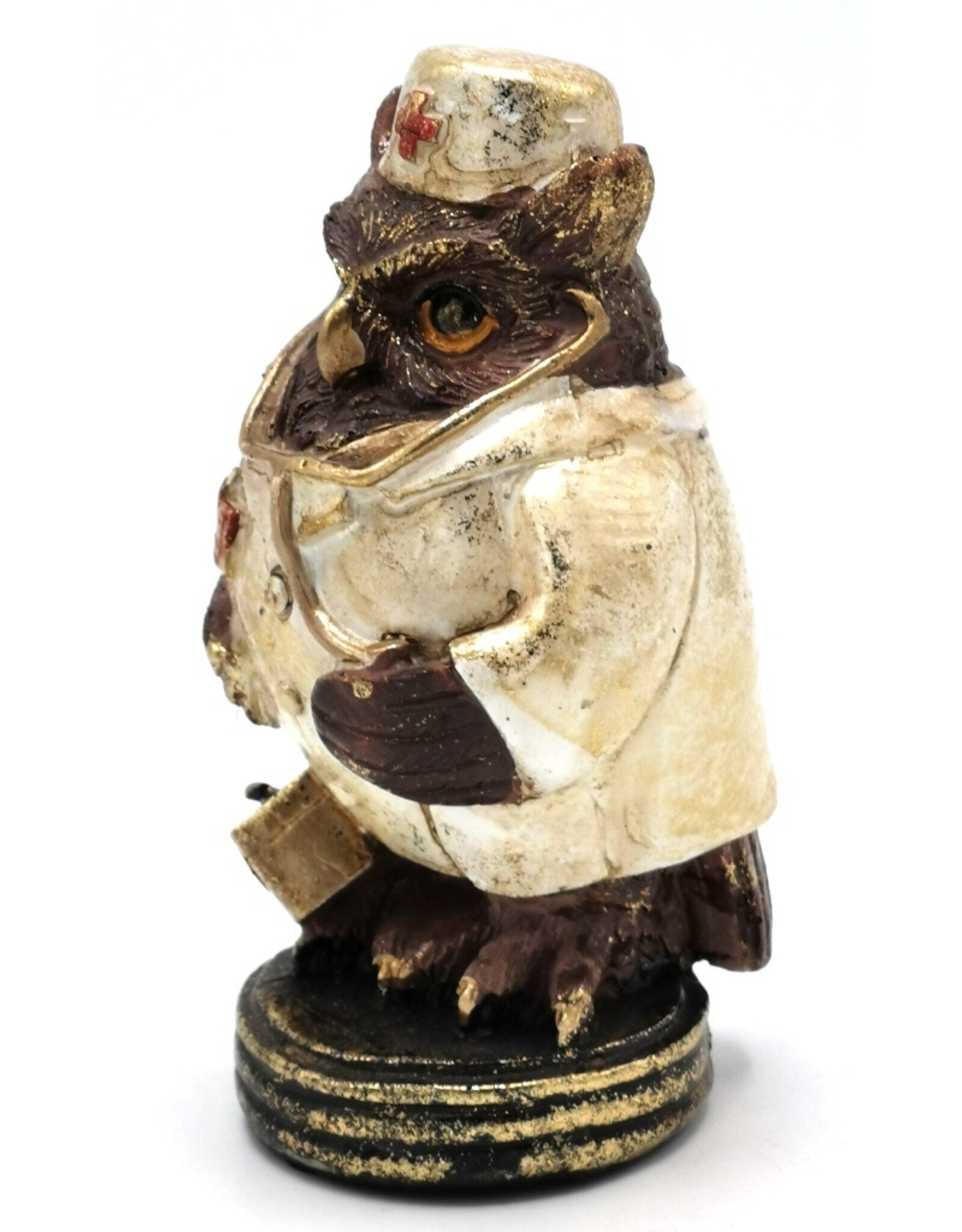 Clayre & Eef Giftware & Lifestyle - Owl Doctor figurine 13cm