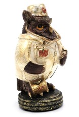 Clayre & Eef Giftware & Lifestyle - Owl Doctor figurine 13cm