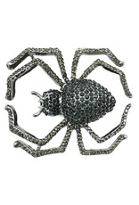 Dark Desire Jewellery - Black Widow Spider Brooch with Magnet