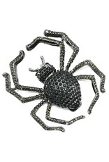 Dark Desire Jewellery - Black Widow Spider Brooch with Magnet