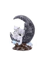 Alator Giftware & Lifestyle - Lunar Companions Wolven Maanbeeldje 19.3cm